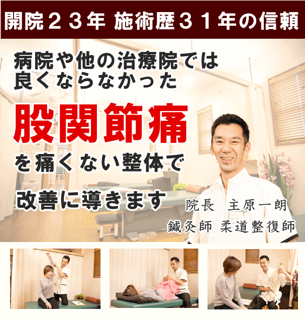 股関節痛 太ももの付け根の痛み しゅはら鍼灸整骨院 京都府亀岡市千代川町